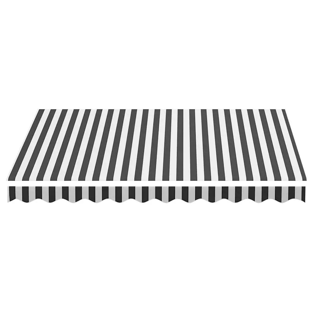 Anthracite White Awning Replacement Fabric 3x2.5m