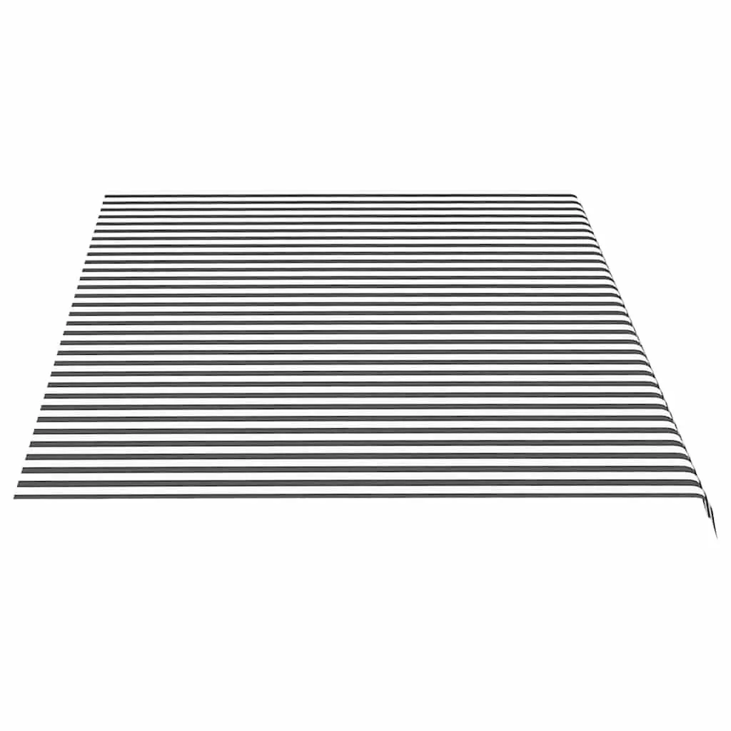 Awning Replacement Fabric Anthracite White 5x3m