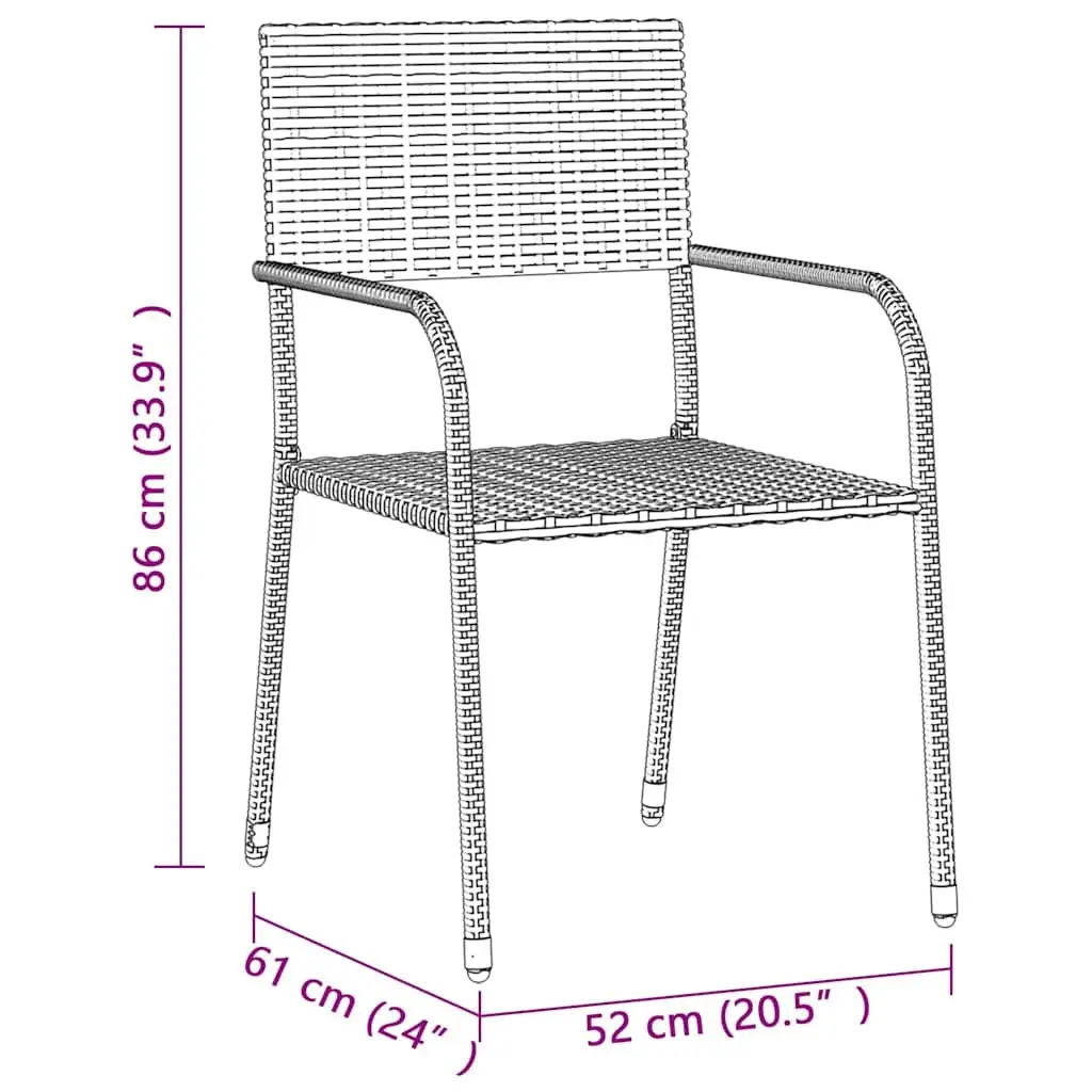 5-Piece Grey Outdoor Dining Set for Patios