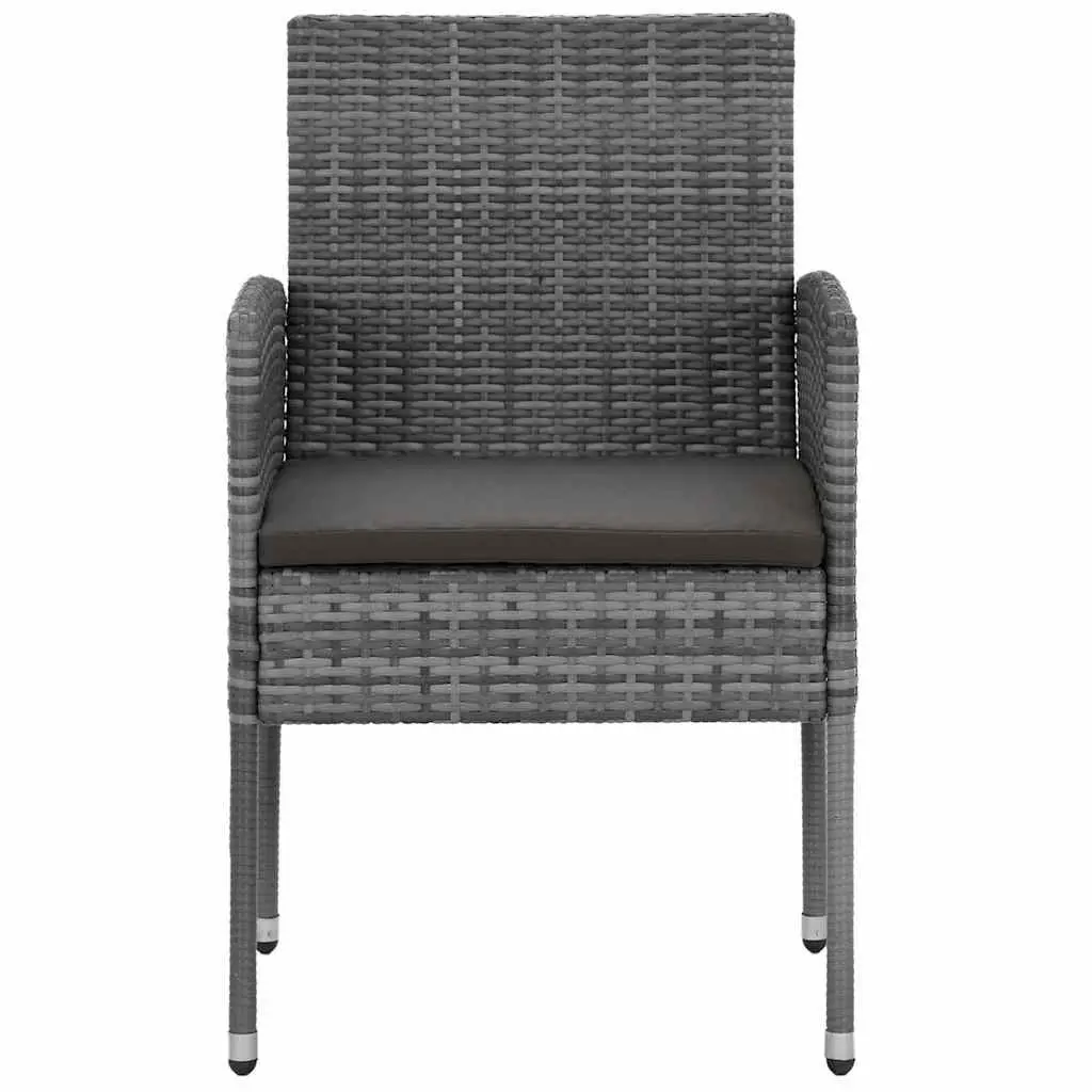 9 Piece Outdoor Dining Set with Rattan Frame