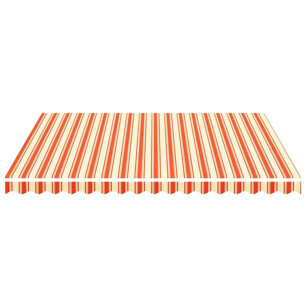 Yellow and Orange Awning Replacement Fabric 4x3.5m