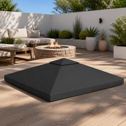 Durable 2-Tier Gazebo Top Cover 3x3 m Outdoor Canopy