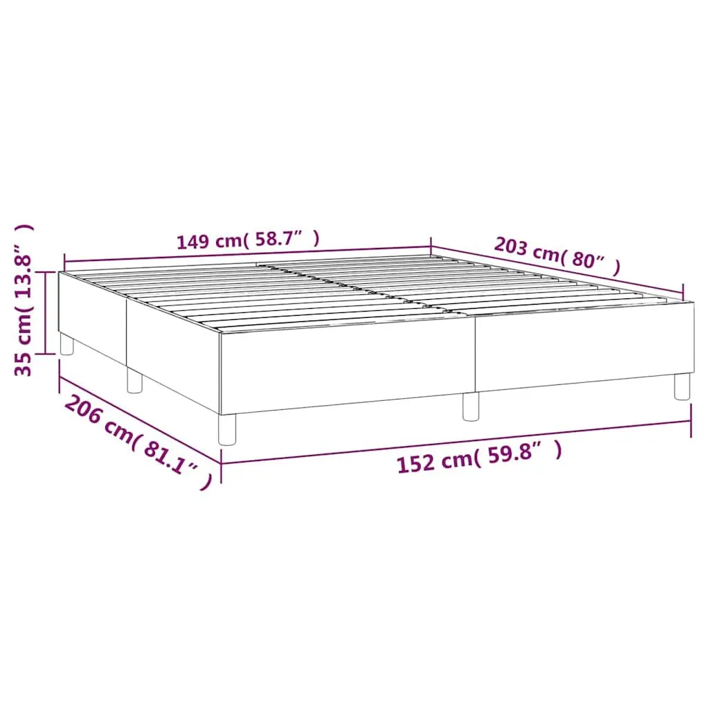 Black Velvet Upholstered Queen Bed Frame