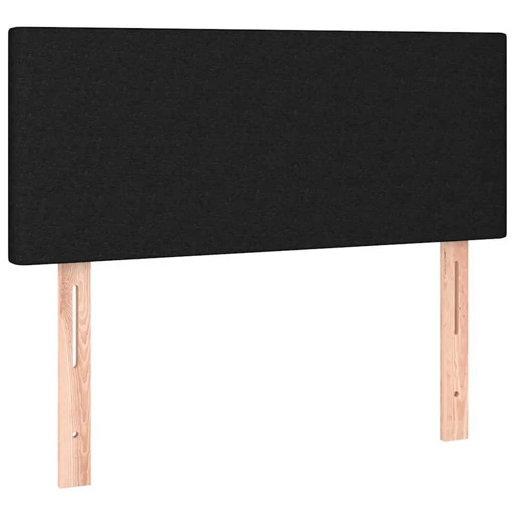 Adjustable LED Headboard 100cm Black Fabric for Modern Bedrooms