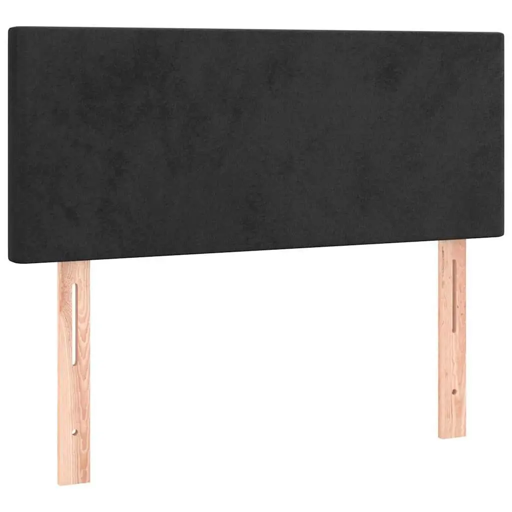 Black Velvet LED Headboard with Adjustable Lights