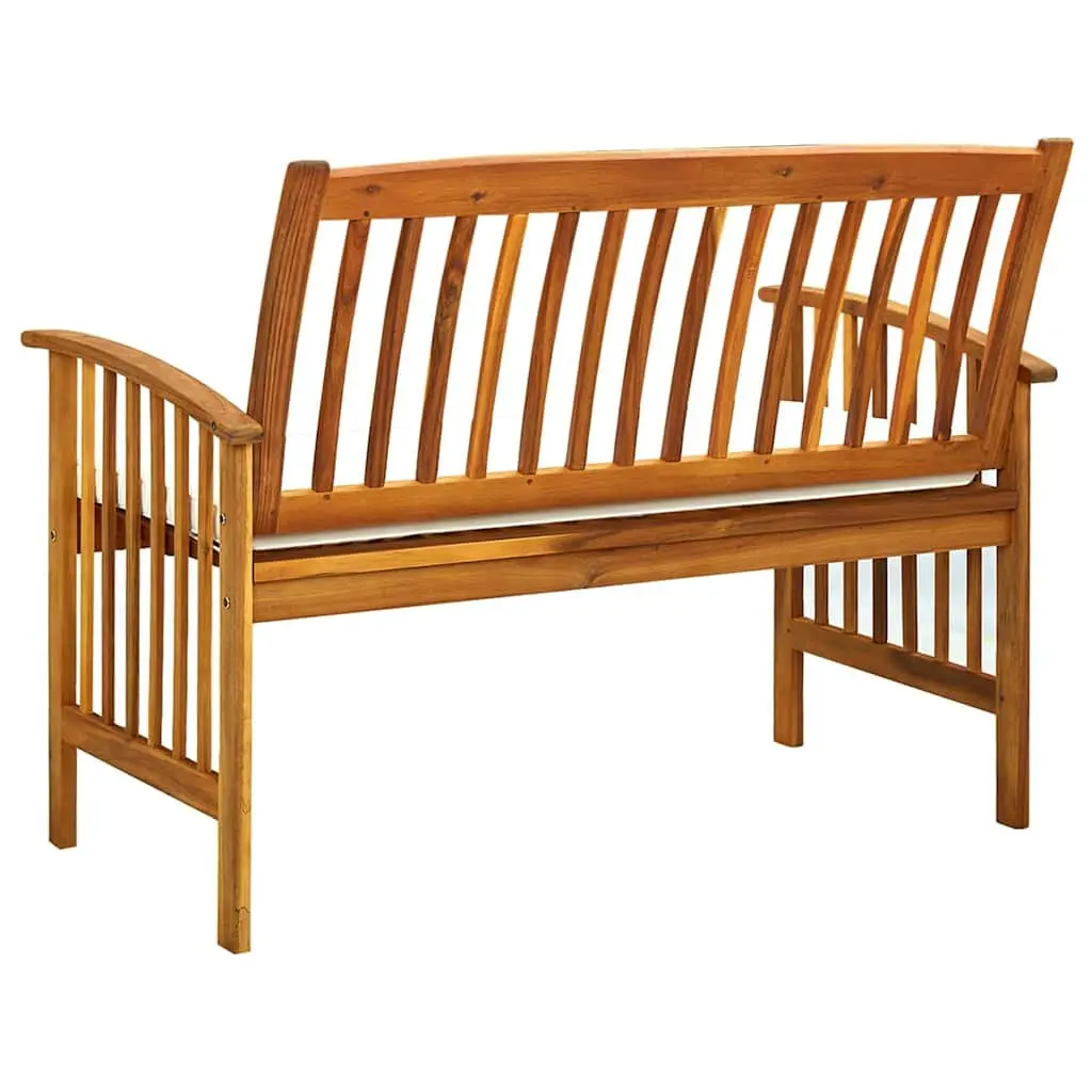 119cm Acacia Garden Bench with Cushion