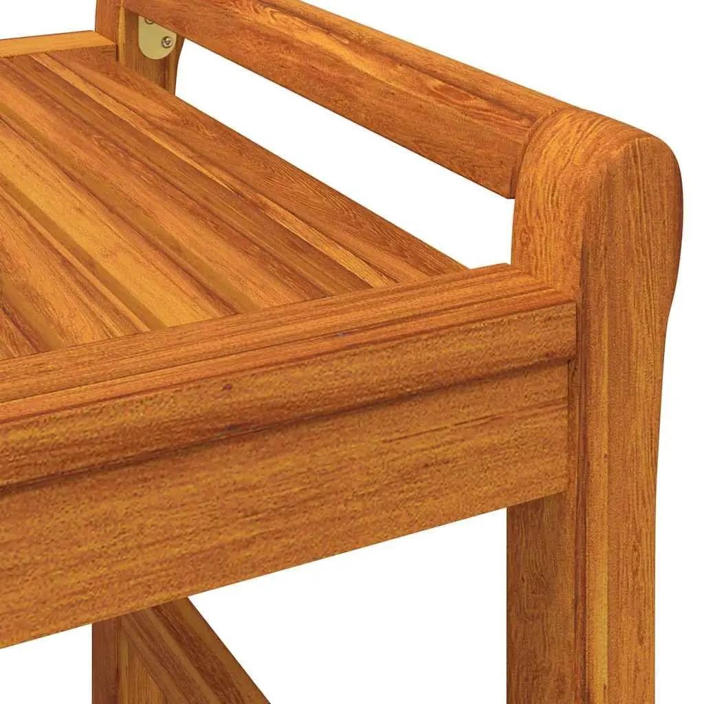 Solid Wood 2-Piece Garden Lounge Set with Cushions