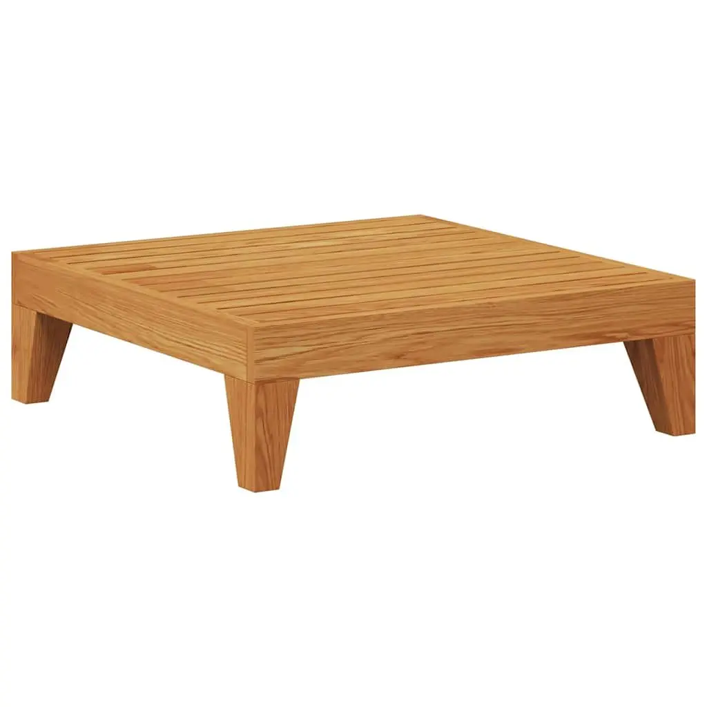 Solid Wood Outdoor Ottoman with Cushion for Relaxation