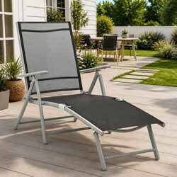 Premium Adjustable Folding Sun Lounger for Outdoors