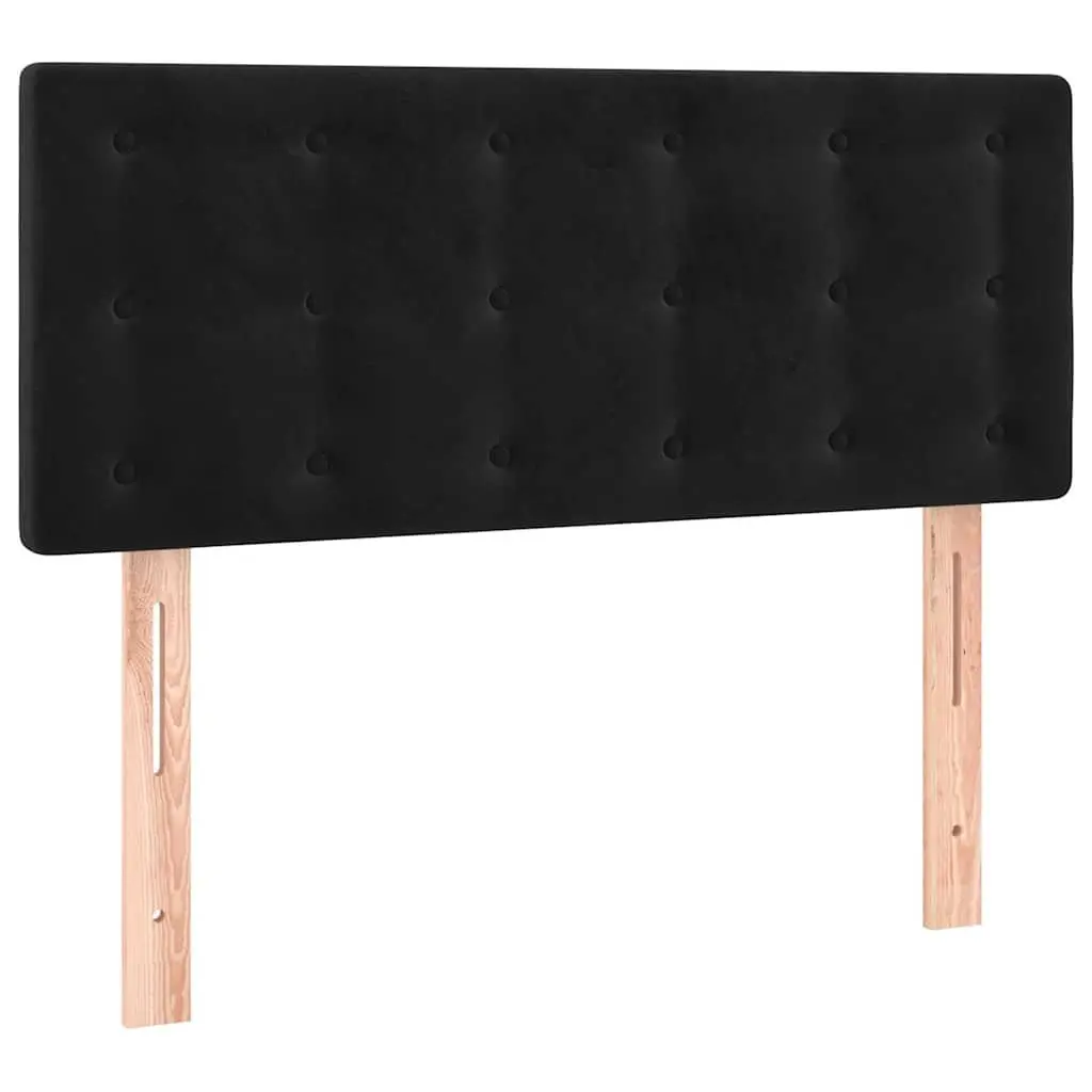 100cm Black Velvet LED Headboard with Adjustable Height