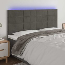 Adjustable Height LED Headboard with Colourful Lights