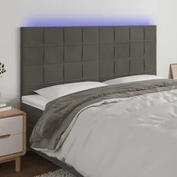 Adjustable Height LED Headboard with Colourful Lights