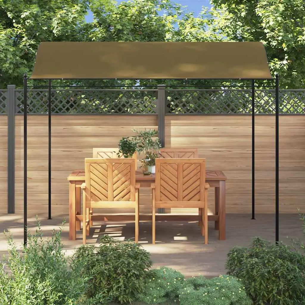 Taupe Sunshade Awning 3x2.4 m for Outdoors
