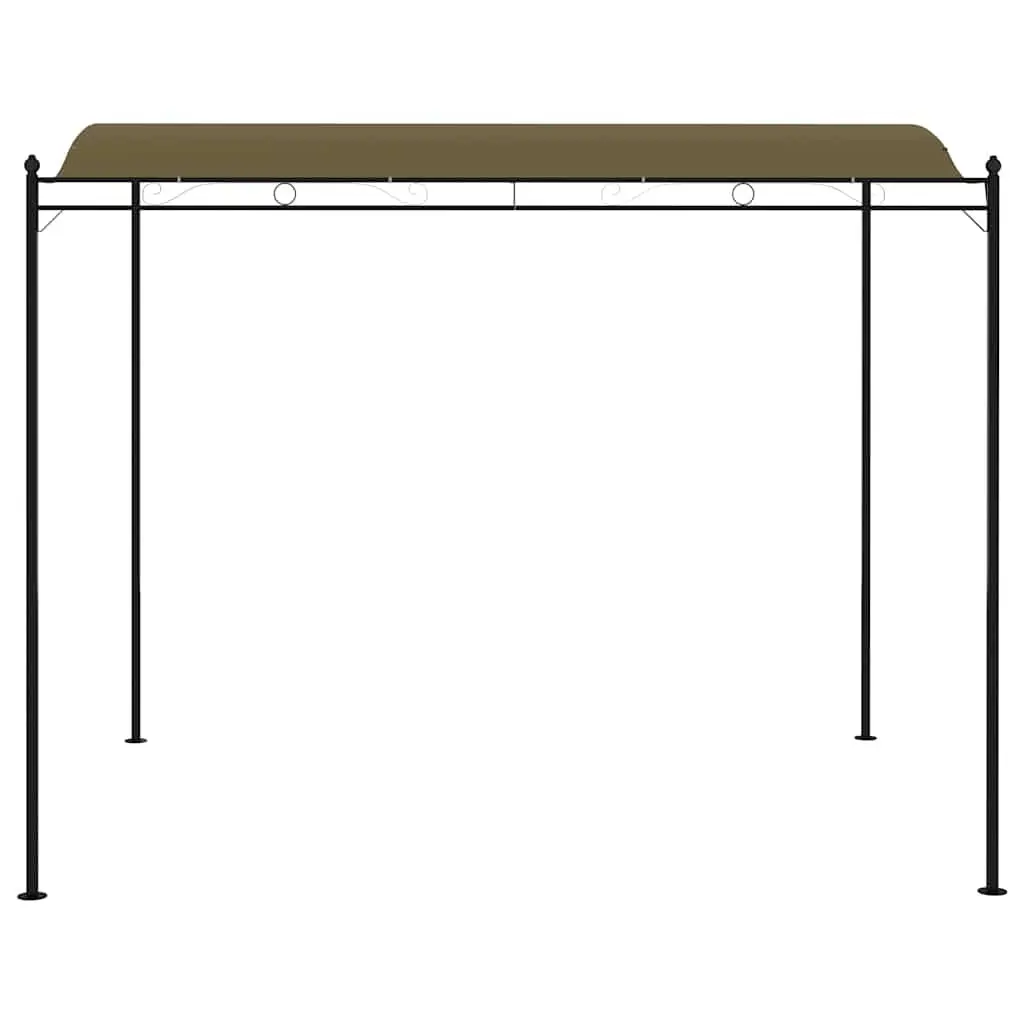 Taupe Sunshade Awning 3x2.4 m for Outdoors
