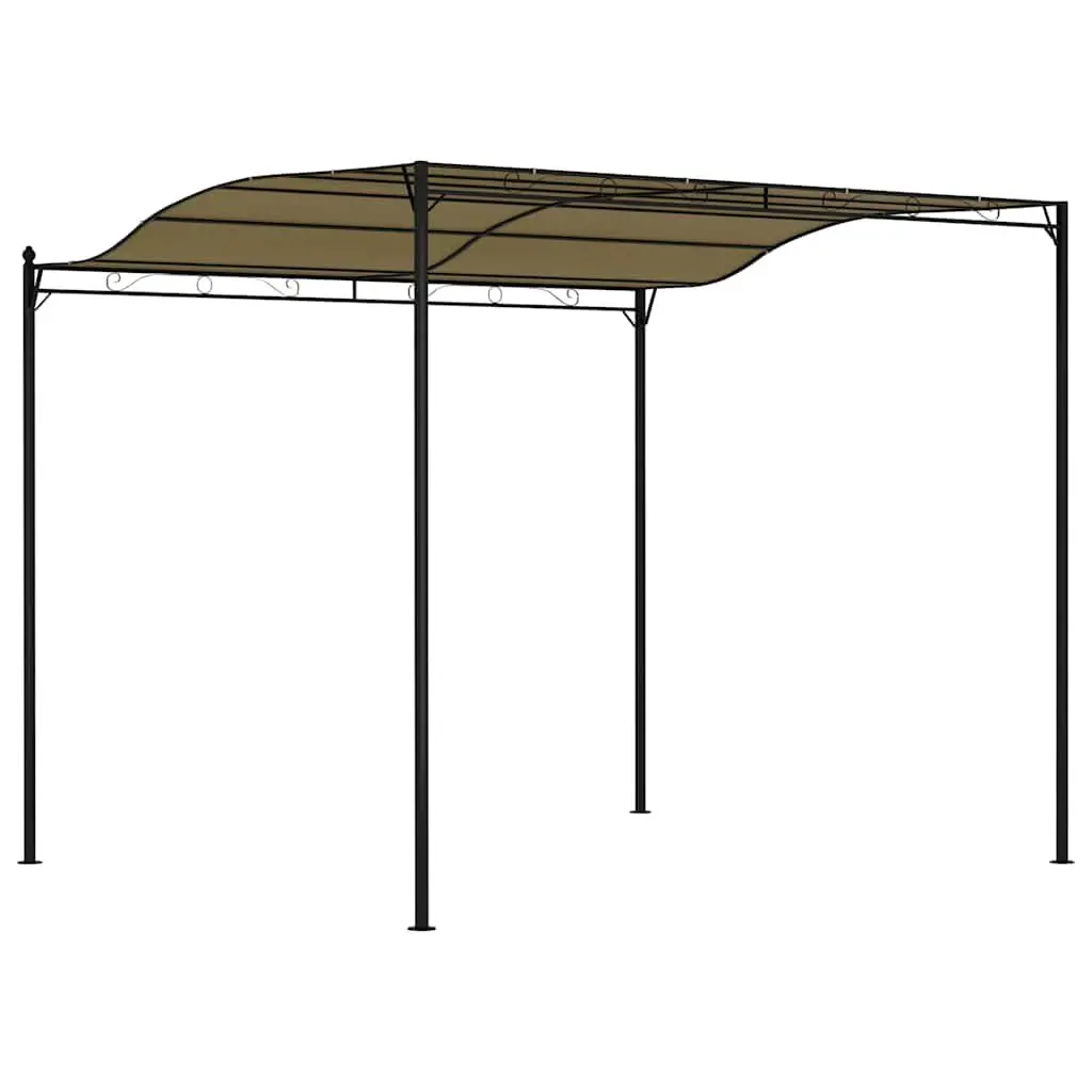 Taupe Sunshade Awning 3x2.4 m for Outdoors