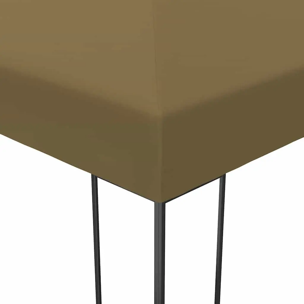 3x4 m Steel Frame Gazebo with Vented Canopy