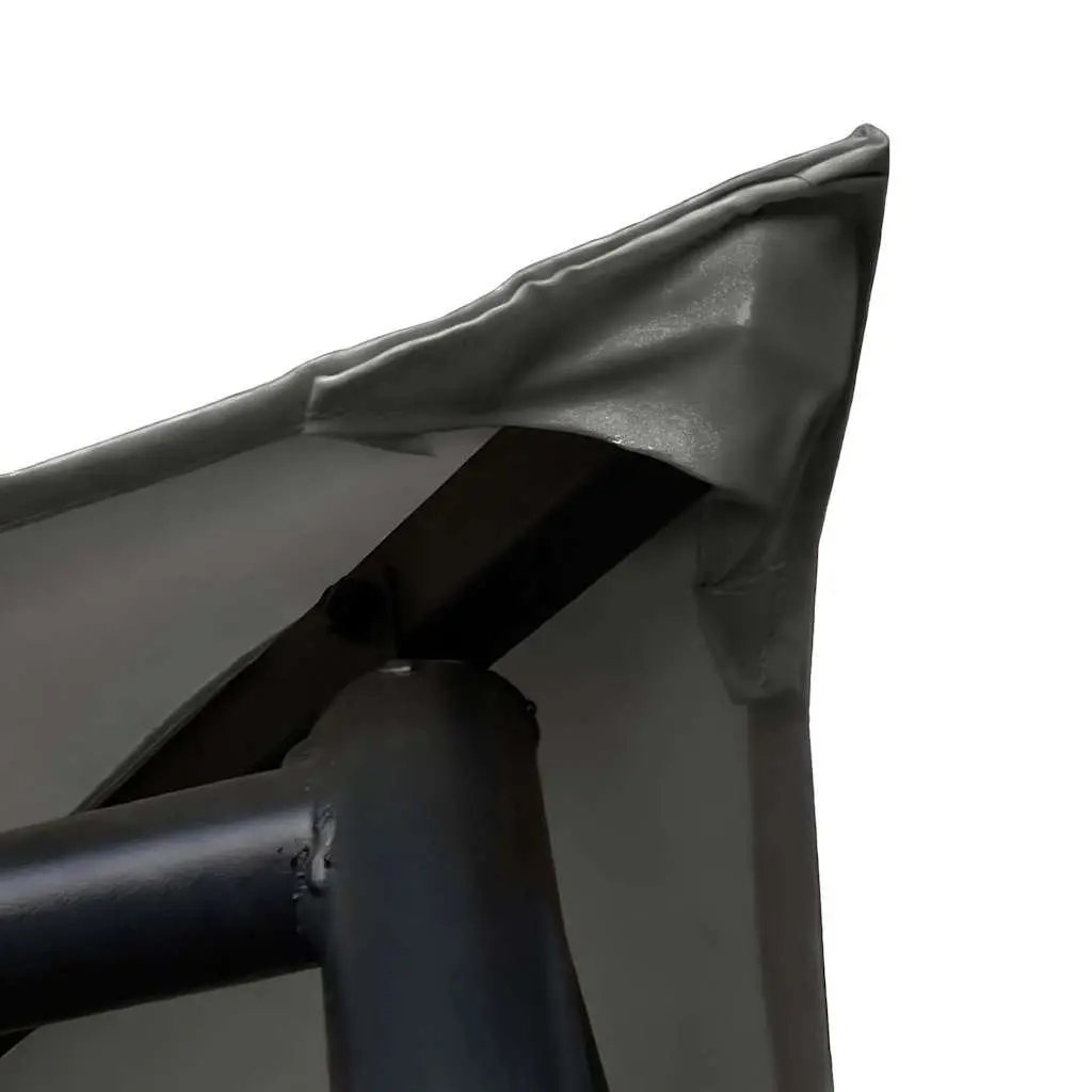 Gazebo Oxford Fabric 4x4x3 m Anthracite Outdoor Shelter Pavilion Garden Canopy Party
