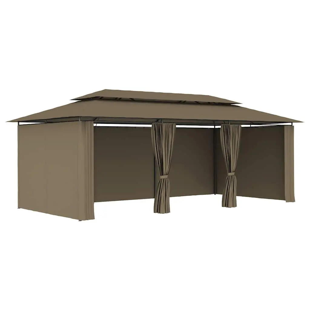 Gazebo Polyester 600 x 298 x 270 cm Taupe