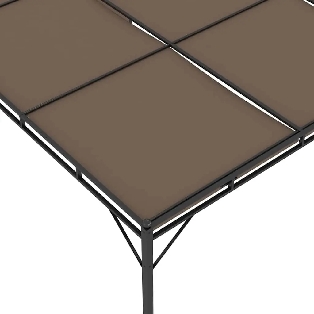 4x3m Garden Gazebo with Adjustable Side Curtain