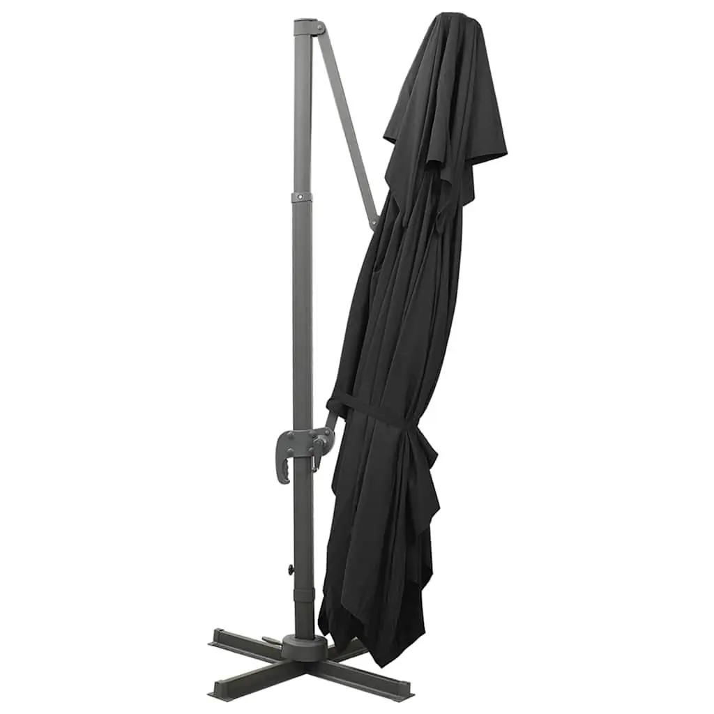 Double Top Cantilever Parasol with 360-Degree Rotation