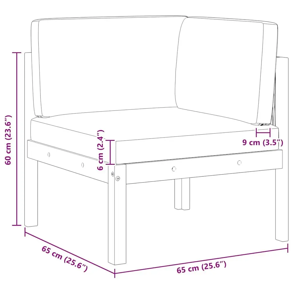 Outdoor Sectional Corner Sofas with Cushions