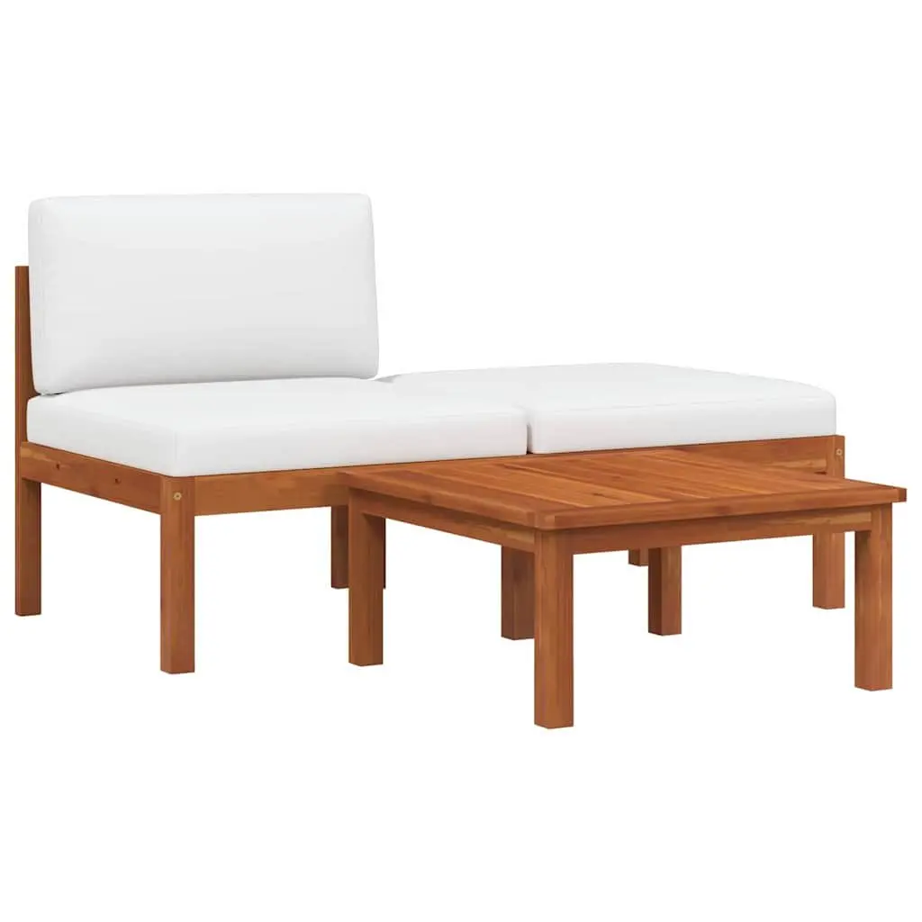 3 Piece Garden Lounge Set with Cushions