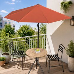 Premium Half Round Balcony Parasol with UV Protection