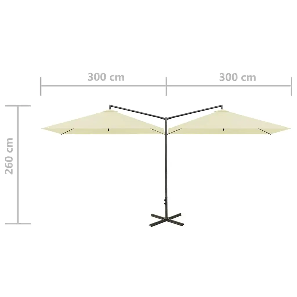 Double Garden Parasol for Outdoor Spaces