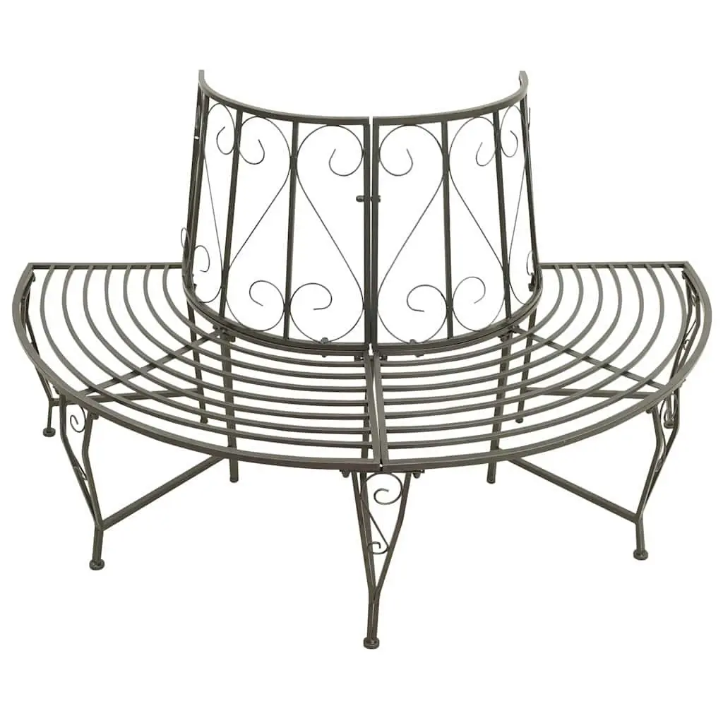 Half Round Tree Bench 160cm for Outdoor Use