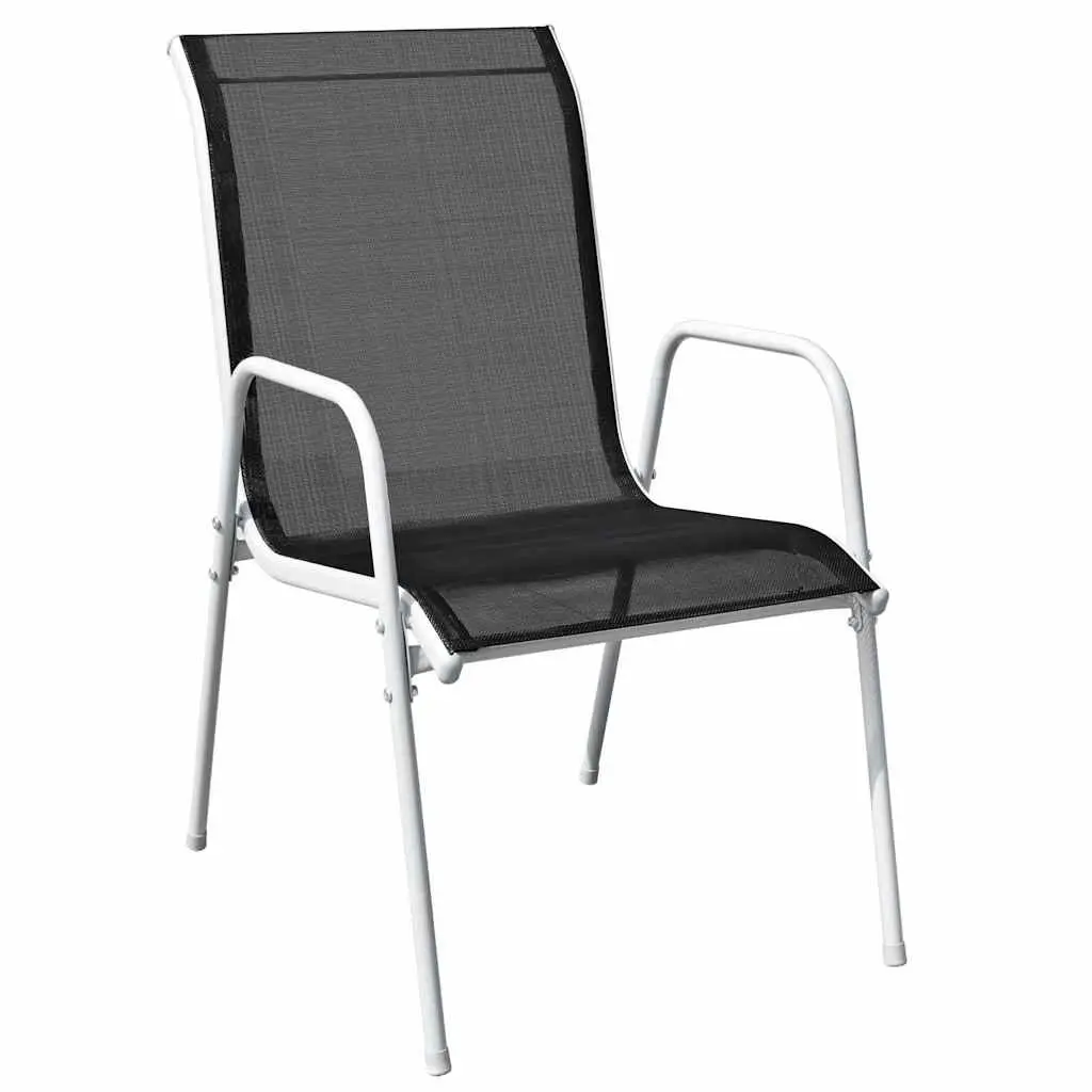 Stackable Outdoor Chairs Set of 2 for Patios