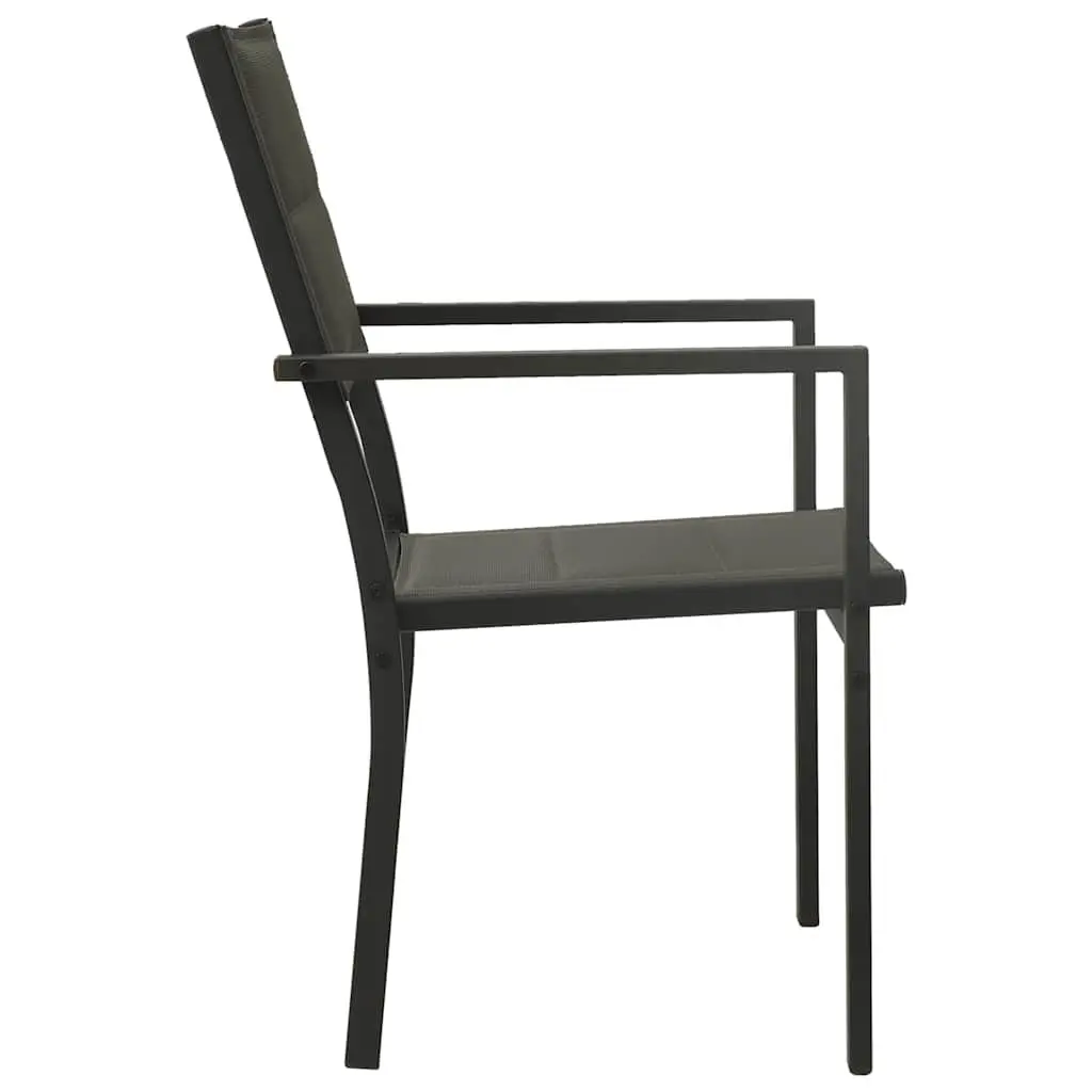 Outdoor Garden Chairs 2pc Set with Steel Frame