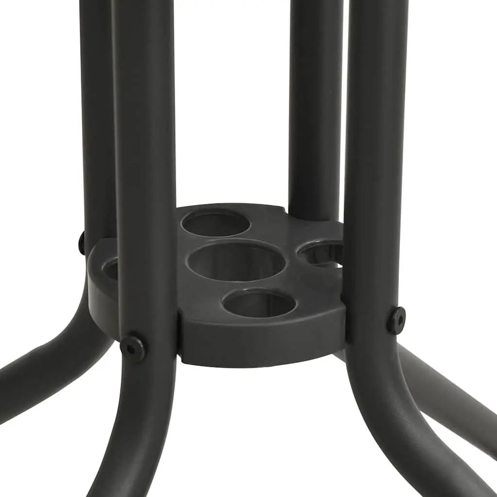 Round Bistro Garden Table for Outdoor Use