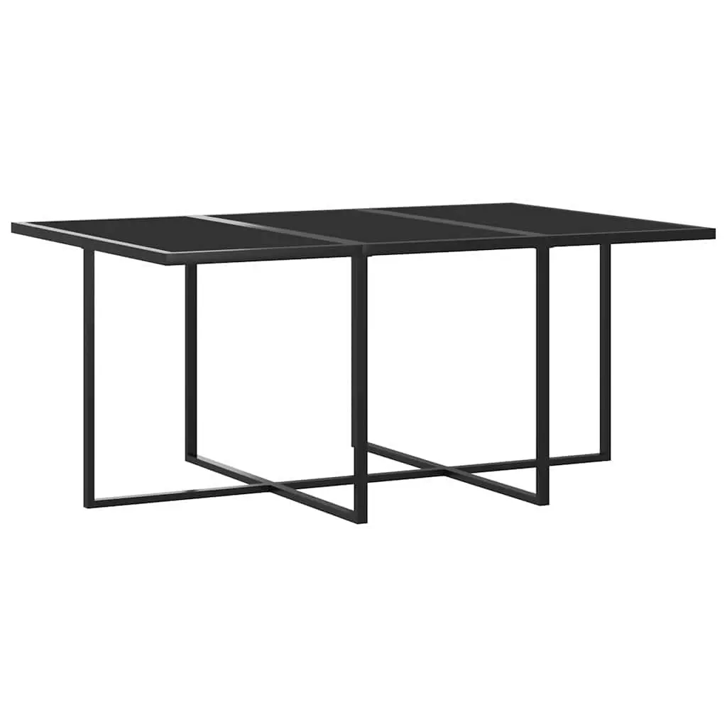 Garden Dining Set Poly Rattan Tempered Glass 11 Piece Outdoor Patio Furniture Grey