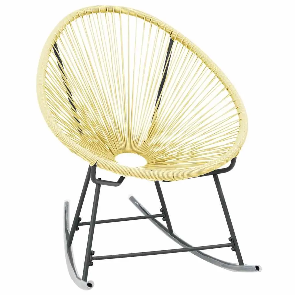 Outdoor Acapulco Chair with Poly Rattan Seating