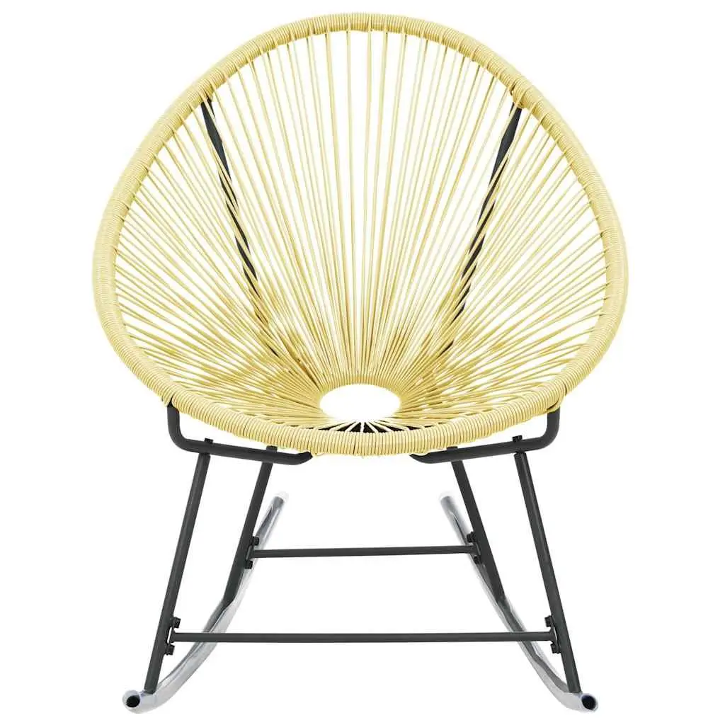 Outdoor Acapulco Chair with Poly Rattan Seating