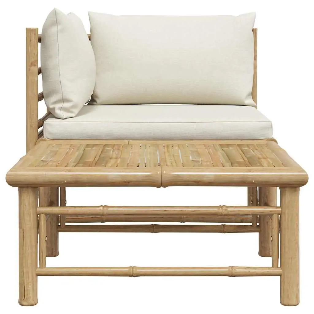Bamboo 2-Piece Sectional Lounge Set
