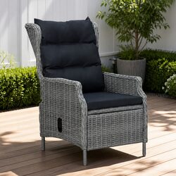 Durable Reclining Garden Chair with Adjustable Backrest