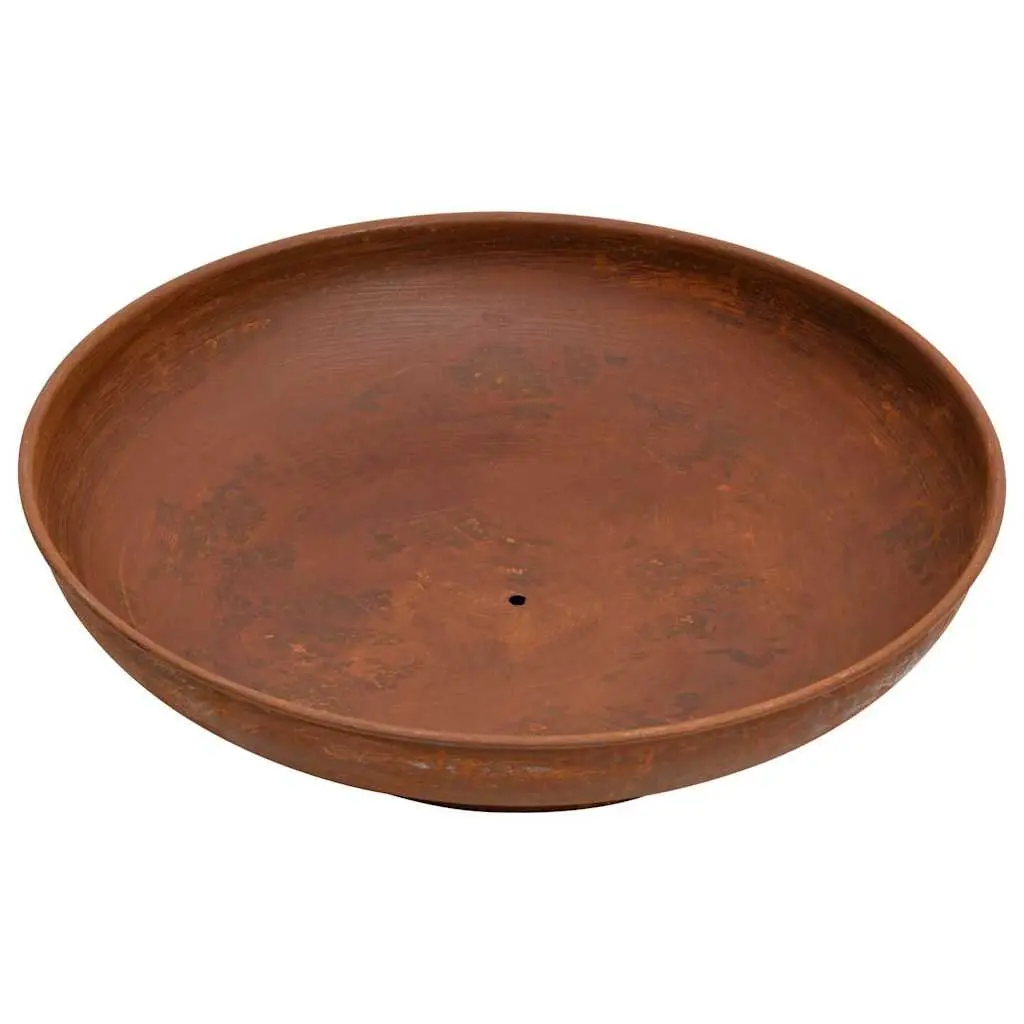 Fire Pit Steel 57 cm Brown