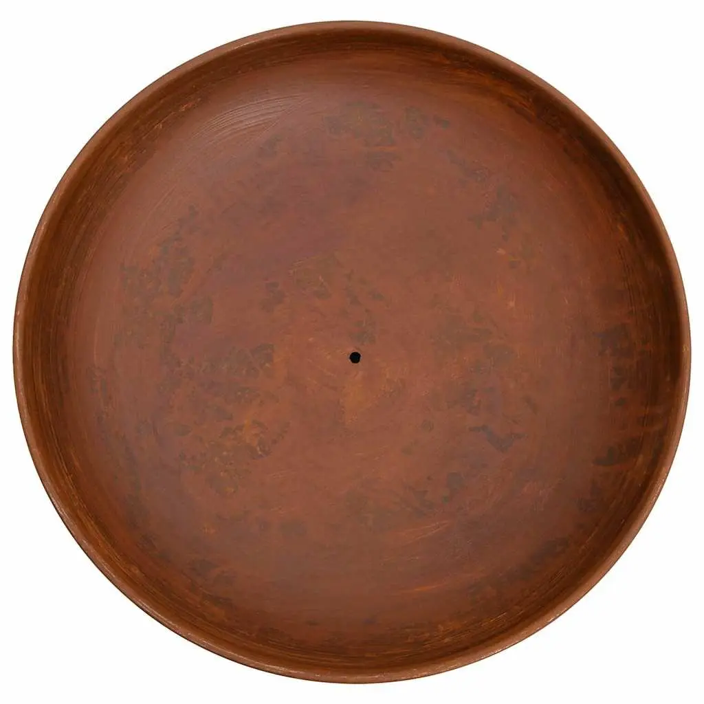 Fire Pit Steel 57 cm Brown