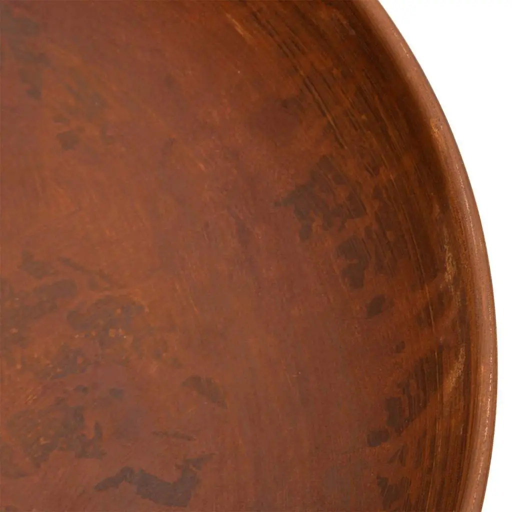 Fire Pit Steel 57 cm Brown
