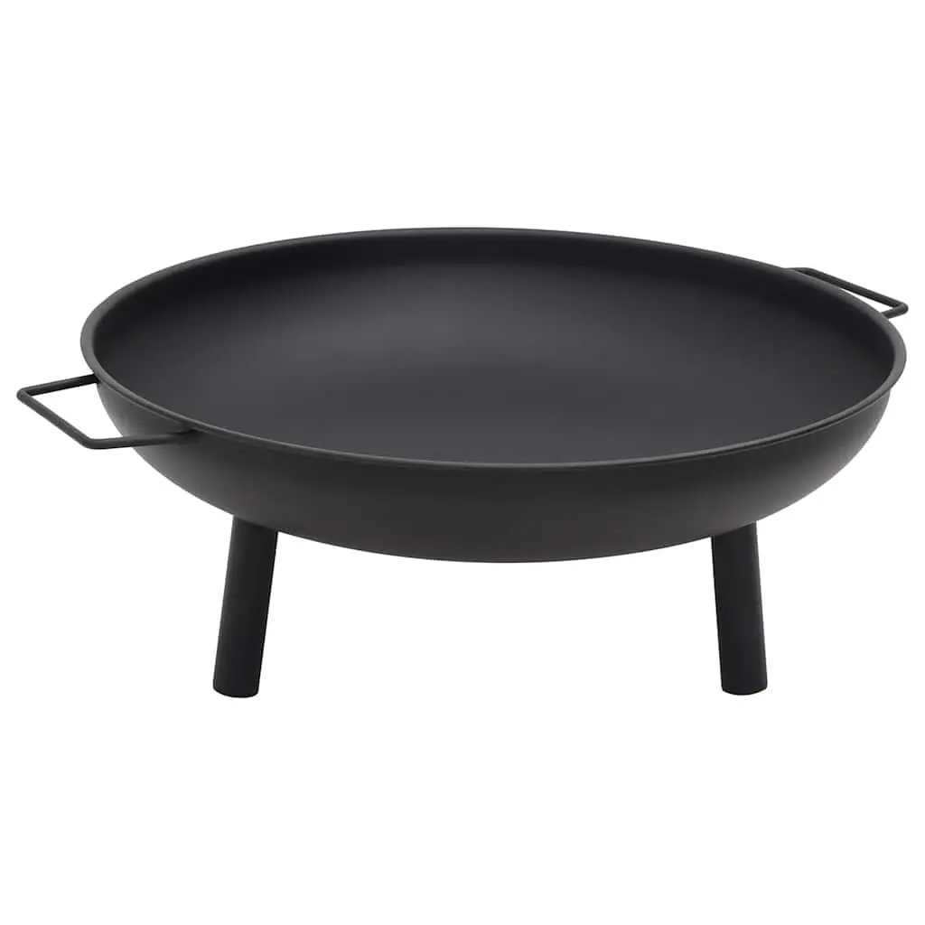 Fire Pit Steel 67.5x58x22.5 cm Black Bowl