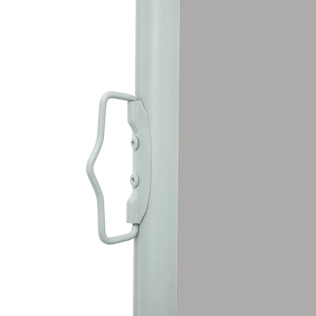 Grey Retractable Side Awning 140x600cm