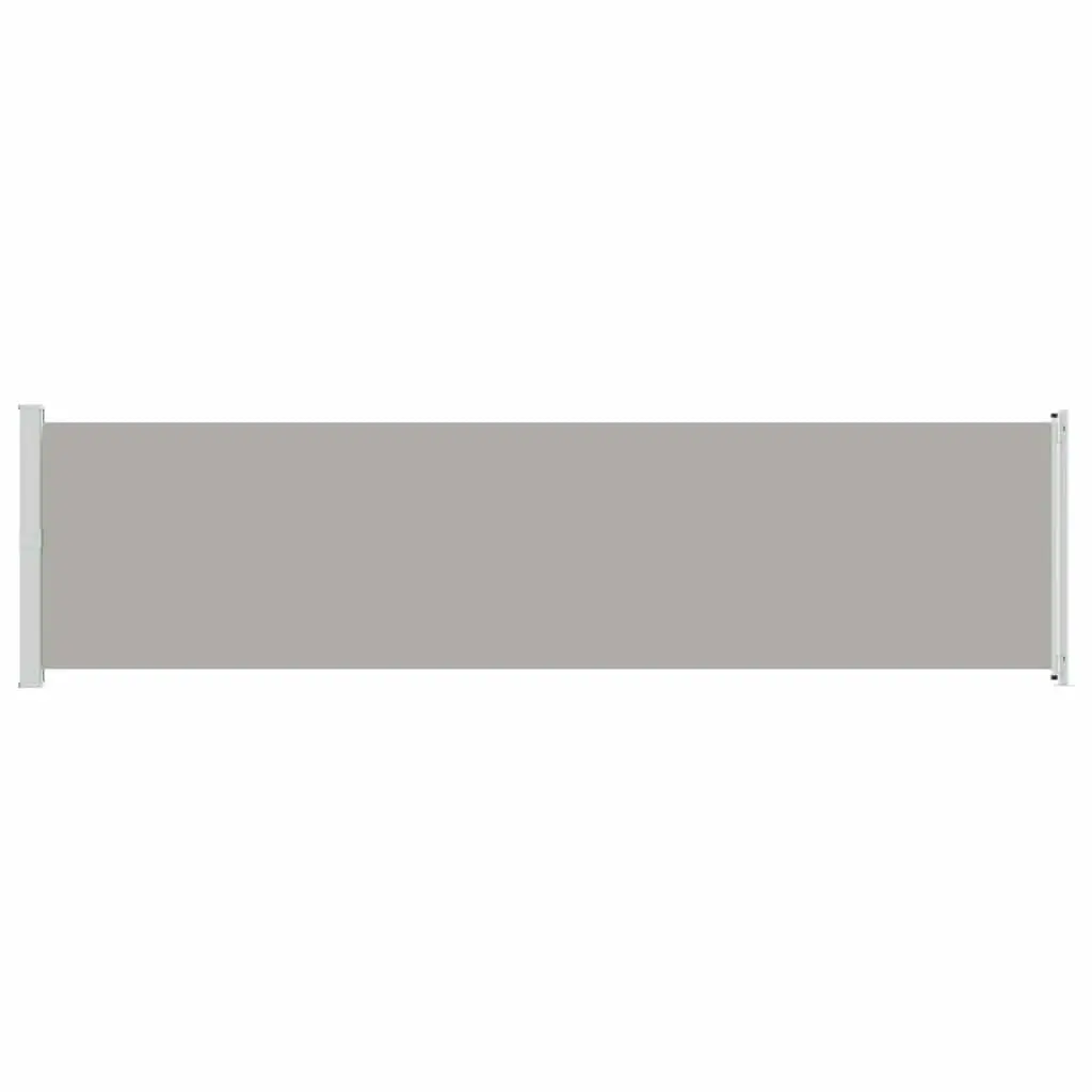 Grey Patio Retractable Side Awning 600x160cm