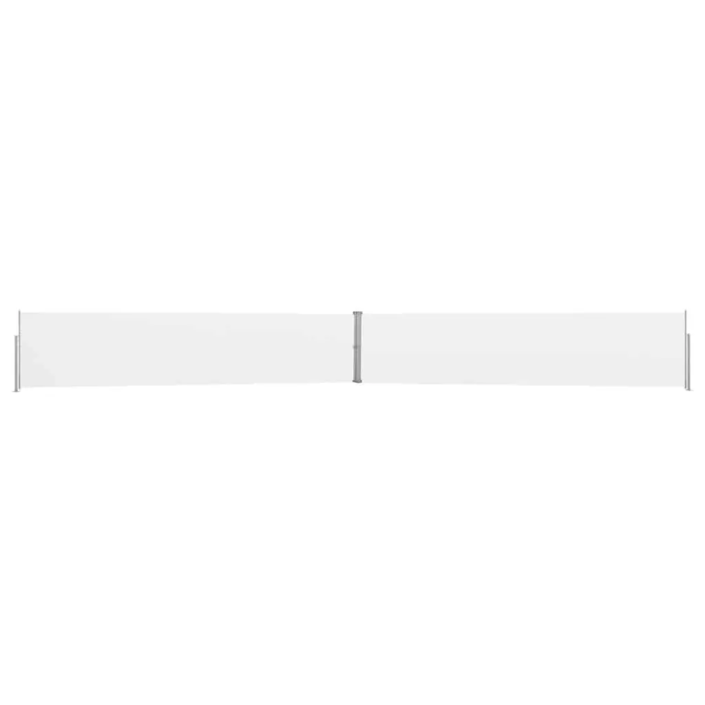 Cream Retractable Side Awning 140x1200cm