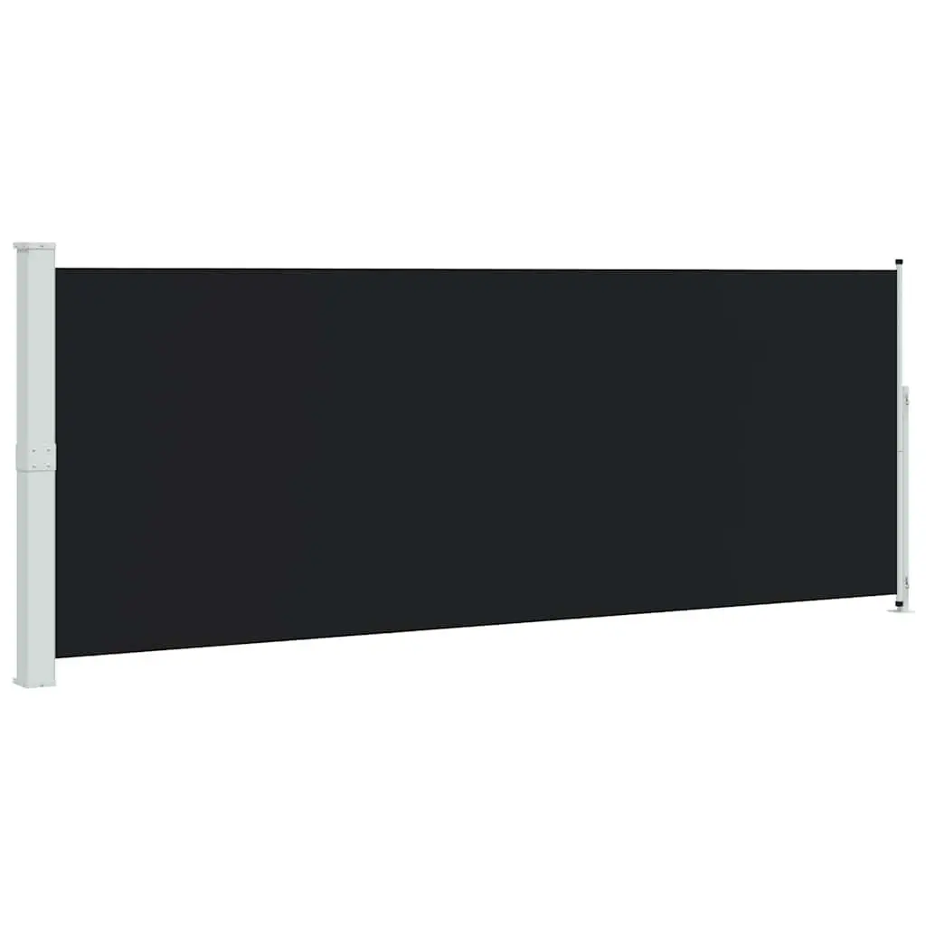 Retractable Side Awning 180x500cm Black