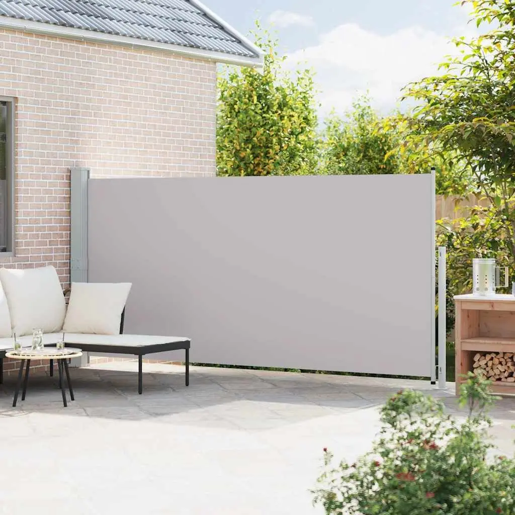 Retractable Side Awning 180x500cm Grey