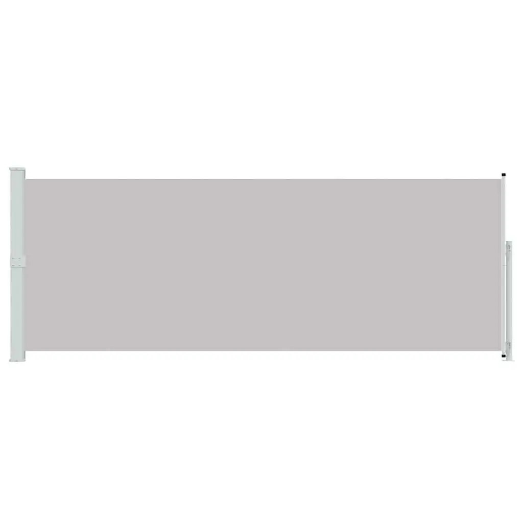 Retractable Side Awning 180x500cm Grey