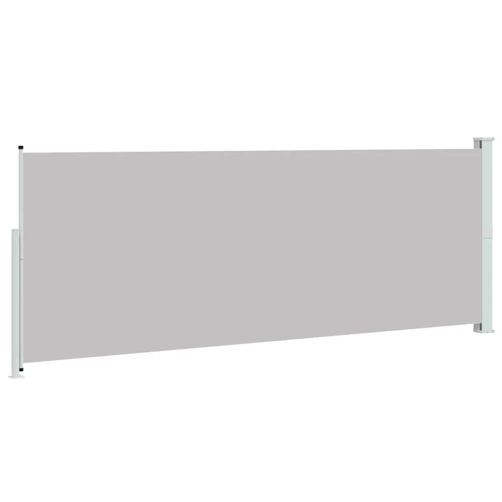 Retractable Side Awning 180x500cm Grey