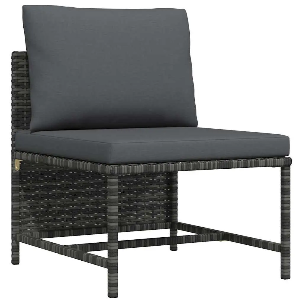 Outdoor Sectional Middle Sofa with Cushions