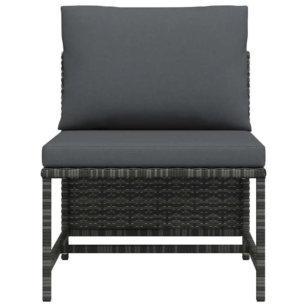 Outdoor Sectional Middle Sofa with Cushions